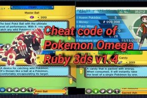 Guide to Pokemon Omega Ruby Cheats & Hacks [2024] | Pokémon Guide & Updates – Latest News, Games, Cards, and Tips
