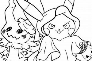 Spooky Fun: Pokmon Halloween Coloring Pages for Kids | Pokémon Guide & Updates – Latest News, Games, Cards, and Tips
