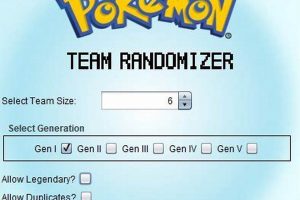 Build Your Dream Team: Pokmon Team Randomizer Generator Tool | Pokémon Guide & Updates – Latest News, Games, Cards, and Tips