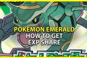 Easy EXP Share: How to Get It in Pokmon Emerald (Guide) | Pokémon Guide & Updates – Latest News, Games, Cards, and Tips