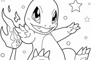 Free Charmander Pokemon Coloring Pages: Fun Printable Sheets! | Pokémon Guide & Updates – Latest News, Games, Cards, and Tips