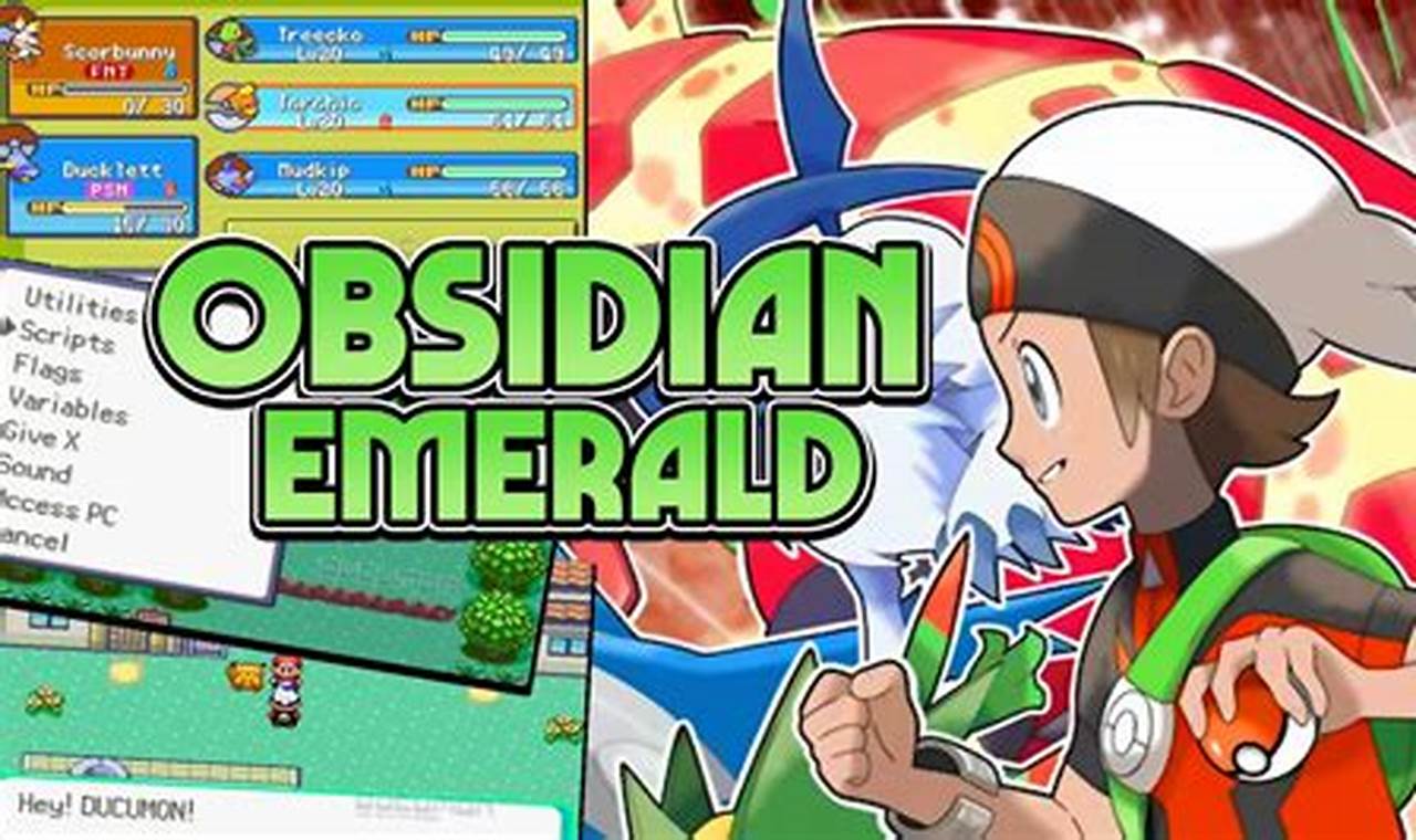 Dive into Obsidian Emerald: A Pokemon Emerald ROM Hack! | Pokémon Guide & Updates – Latest News, Games, Cards, and Tips