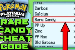 Easy Pokemon Platinum: Unlimited Rare Candy Cheat Guide! | Pokémon Guide & Updates – Latest News, Games, Cards, and Tips