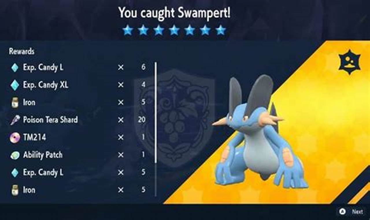 Guide: Pokemon Scarlet & Violet Swampert Raid Tips! Pokémon Guide & Updates – Latest News, Games, Cards, and Tips Guide: Pokemon Scarlet & Violet Swampert Raid Tips! | Pokémon Guide & Updates – Latest News, Games, Cards, and Tips