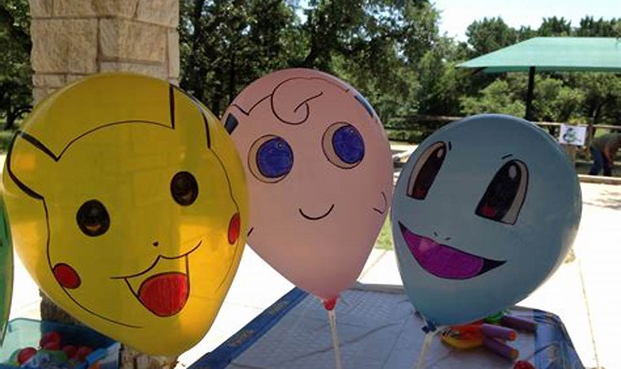 Get Your Own Pokemon Balloons Today! | Pokémon Guide & Updates – Latest News, Games, Cards, and Tips