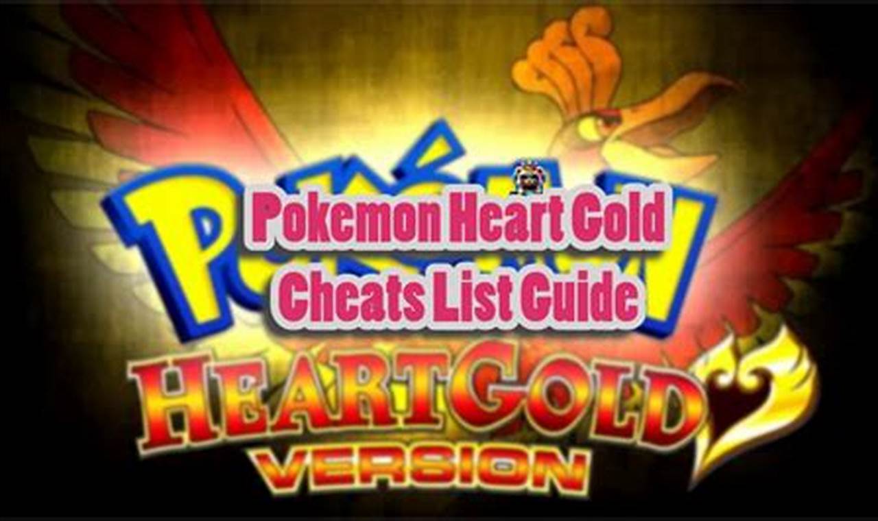 Unlock Pokemon Heart Gold Cheats: Tips & Tricks! | Pokémon Guide & Updates – Latest News, Games, Cards, and Tips